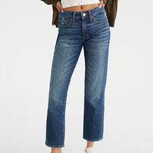 Aeropostale Women's Straight Leg Jeans - Blue
